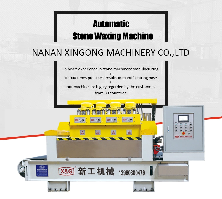 Stone Waxing Machine for Granite, Marble Slabs, Minicrystal and Artificially Stone Slabs